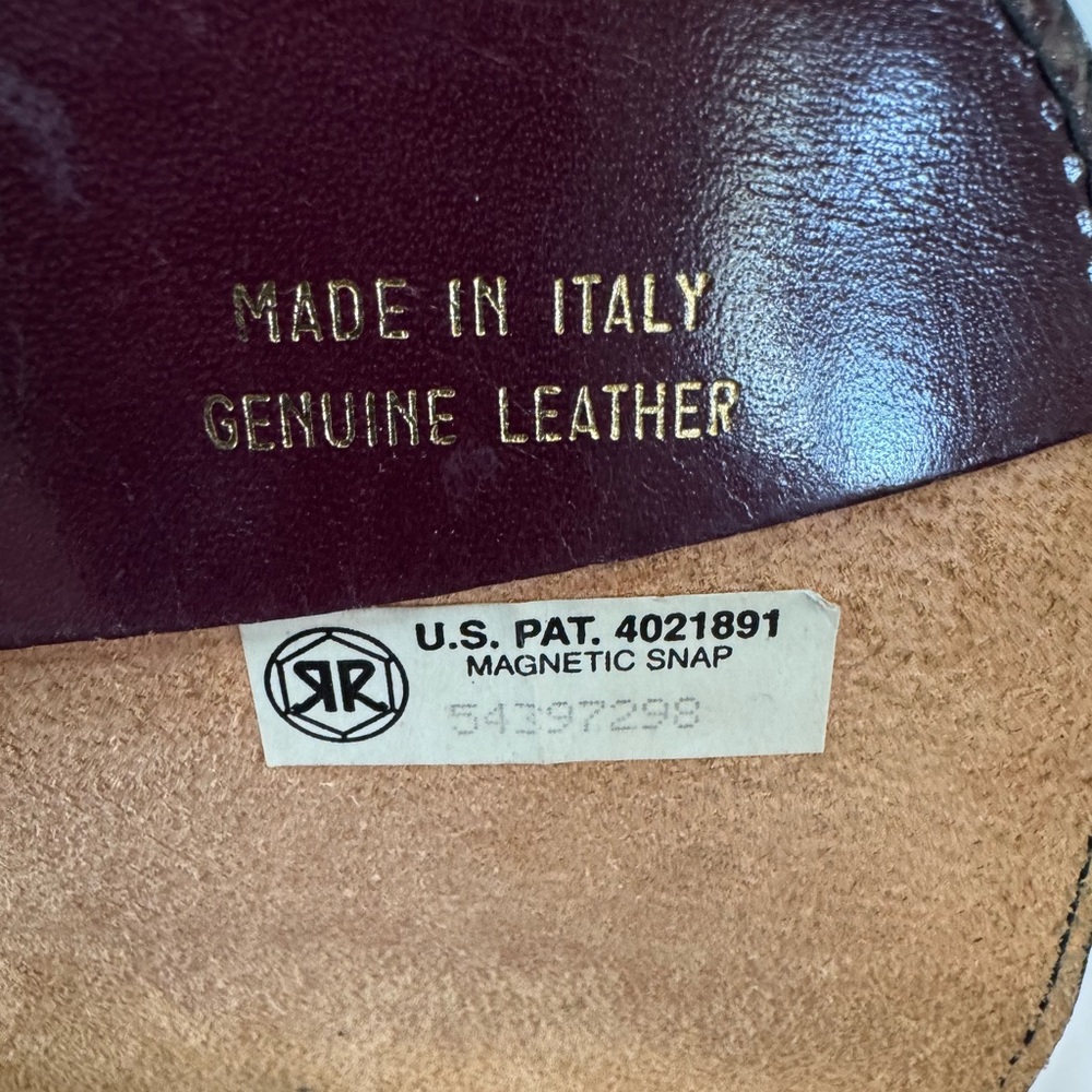 Sorpresa! Made in Italy Genuine Leather Vintage Crossbody - Picture 9 of 16